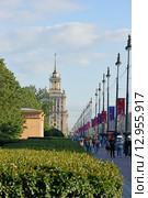 Санкт-Петербург. Московский проспект около парка Победы (2015 год). Редакционное фото, фотограф Максим Мицун / Фотобанк Лори
