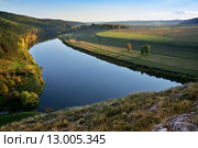 Берега реки Юрюзань. Урал. Стоковое фото, фотограф Сергей Костарев / Фотобанк Лори