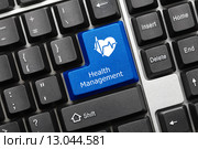 Концептуальная клавиатура. Клавиша Health Management. Стоковое фото, фотограф Самохвалов Артем / Фотобанк Лори