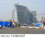 Бизнес-центр «Легион-III» (бывший «Китеж»). Киевская улица, 7. Москва (2010 год). Редакционное фото, фотограф lana1501 / Фотобанк Лори