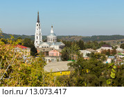 Собор Успения Пресвятой Богородицы. Город Рыльск (2015 год). Стоковое фото, фотограф Сергей Лаврентьев / Фотобанк Лори