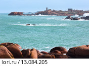 Ploumanach coast view (Brittany, France) Стоковое фото, фотограф Юрий Брыкайло / Фотобанк Лори