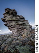 Скала. Кутурчинское Белогорье, Красноярский край. Стоковое фото, фотограф Денис Печуркин / Фотобанк Лори
