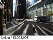 Чикаго. Улица в центре города (2015 год). Редакционное фото, фотограф Дмитрий Муромцев / Фотобанк Лори