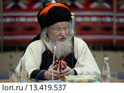 Талгат Таджуддин - председатель Центрального духовного управления мусульман, верховный муфтий России, Шейх-уль-ислам (2013 год). Редакционное фото, фотограф Mikhail Erguine / Фотобанк Лори