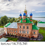 Православный Спасо-Преображенский собор в Усолье. Россия (2015 год). Стоковое фото, фотограф Алексей Яговкин / Фотобанк Лори