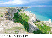 Побережье Джангуля. Тарханкут. Крым (2009 год). Стоковое фото, фотограф Николай Голицынский / Фотобанк Лори
