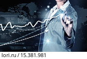 Avarage sales dynamics. Стоковое фото, фотограф Sergey Nivens / Фотобанк Лори