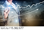 Avarage sales dynamics. Стоковое фото, фотограф Sergey Nivens / Фотобанк Лори