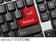 Концептуальная клавиатура - Клавиша "Reduce" ("Уменьшить") Стоковое фото, фотограф Самохвалов Артем / Фотобанк Лори