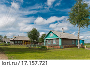 Россия, Архангельская область,  Каргопольский район, село Лядины, жилые дома (2015 год). Стоковое фото, фотограф Александр Циликин / Фотобанк Лори