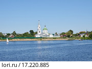 Свято-Екатерининский женский монастырь на берегу реки Волги в Твери (2015 год). Стоковое фото, фотограф Илюхина Наталья / Фотобанк Лори