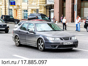 Saab 9-5 (2013 год). Редакционное фото, фотограф Art Konovalov / Фотобанк Лори