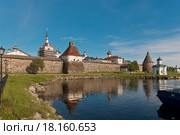Россия; Архангельская область, Белое море, Большой Соловецкий остров, Соловецкий монастырь (2015 год). Редакционное фото, фотограф Александр Циликин / Фотобанк Лори