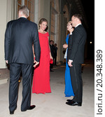 Official visit to Poland paid by His Majesty the King of the Belgians and Her Majesty the Queen of the Belgians. Reception hosted by His Majesty the King of the Belgians and Her Royal Majesty the Queen of Belgium. Редакционное фото, агентство BE&W Photo / Фотобанк Лори