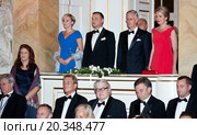 Official visit to Poland paid by His Majesty the King of the Belgians and Her Majesty the Queen of the Belgians. Reception hosted by His Majesty the King of the Belgians and Her Royal Majesty the Queen of Belgium. Редакционное фото, агентство BE&W Photo / Фотобанк Лори