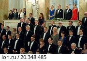 Official visit to Poland paid by His Majesty the King of the Belgians and Her Majesty the Queen of the Belgians. Reception hosted by His Majesty the King of the Belgians and Her Royal Majesty the Queen of Belgium. Редакционное фото, агентство BE&W Photo / Фотобанк Лори