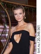 Joanna Krupa in sexy black dress at polish premiere of new Renault cars. Редакционное фото, агентство BE&W Photo / Фотобанк Лори