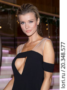 Joanna Krupa in sexy black dress at polish premiere of new Renault cars. Редакционное фото, агентство BE&W Photo / Фотобанк Лори