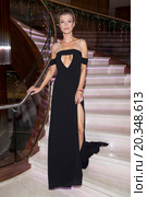 Joanna Krupa in sexy black dress at polish premiere of new Renault cars. Редакционное фото, агентство BE&W Photo / Фотобанк Лори