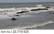 Шторм на море. Стоковое видео, видеограф Олег Хархан / Фотобанк Лори