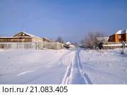 Город Заводоуковск. Зимняя околица (2016 год). Стоковое фото, фотограф Александр Тараканов / Фотобанк Лори