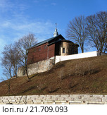 Борисоглебская православная церковь, XII век, Гродно, Белоруссия (2016 год). Стоковое фото, фотограф Наталья Большакова / Фотобанк Лори