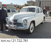 Представительский автомобиль 1950-х годов ГАЗ-М20 "Победа" (2015 год). Редакционное фото, фотограф Павел Кулинич / Фотобанк Лори