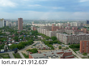 Новосибирск вид с высоты, с улицы Военной (2012 год). Стоковое фото, фотограф Антон Ильяшенко / Фотобанк Лори