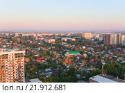 Новосибирск вид с высоты, с улицы Военной (2012 год). Стоковое фото, фотограф Антон Ильяшенко / Фотобанк Лори