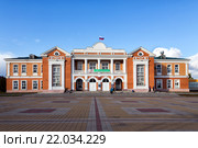 Дворец культуры. Город Усмань. Липецкая область. Россия (2015 год). Редакционное фото, фотограф Сергей Лаврентьев / Фотобанк Лори