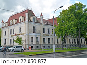 Отель "Самсон". Петергоф, Санкт-Петербургский проспект, 44А (2015 год). Редакционное фото, фотограф Ирина Борсученко / Фотобанк Лори