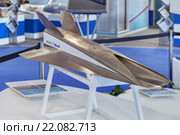 Международный авиационно-космический салон МАКС-2015. HEXAFLY-INT - модель высокоскоростного гражданского самолета (ВГС) Редакционное фото, фотограф Игорь Долгов / Фотобанк Лори