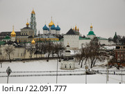 Сергиев Посад. Вид на Свято-Троицкую Сергиеву лавру (2016 год). Стоковое фото, фотограф Олег Смагин / Фотобанк Лори