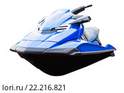 Water scooter isolated on white background. Стоковое фото, фотограф Яков Филимонов / Фотобанк Лори