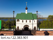 Муром. Спасский мужской монастырь. Церковь Сергия Радонежского. (2014 год). Стоковое фото, фотограф Илья Бесхлебный / Фотобанк Лори