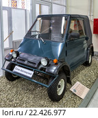 Автомобиль-мотоколяска "Кинешма М7901". «Сочи Автомузей» (2016 год). Редакционное фото, фотограф Сергей Лаврентьев / Фотобанк Лори