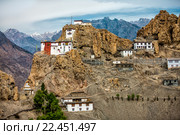 Dhankar Gompa. India. Spiti Valley. Стоковое фото, фотограф Андрей Армягов / Фотобанк Лори