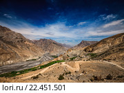 Dhankar Gompa. India. Spiti Valley. Стоковое фото, фотограф Андрей Армягов / Фотобанк Лори
