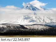 Вулкан Корякская сопка. Камчатка, Россия. (2016 год). Стоковое фото, фотограф Валерий Трубицын / Фотобанк Лори