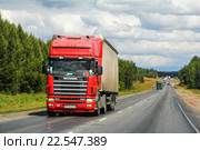 Scania R420 (2012 год). Редакционное фото, фотограф Art Konovalov / Фотобанк Лори