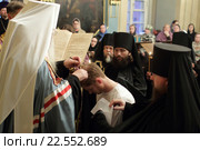 Монашеский постриг в Новодевичьем монастыре 2016 год, город Москва. Редакционное фото, фотограф Дмитрий Неумоин / Фотобанк Лори