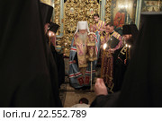 Монашеский постриг в Новодевичьем монастыре, 2016 год, город Москва. Редакционное фото, фотограф Дмитрий Неумоин / Фотобанк Лори