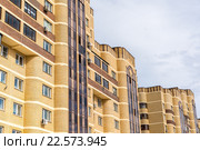 Andreevka, Russia - April 11.2016. residential complex Uyutniy. Редакционное фото, фотограф Володина Ольга / Фотобанк Лори