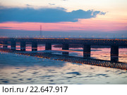 Ледоход на реке Амур, Россия. Стоковое фото, фотограф Юрий Стройкин / Фотобанк Лори