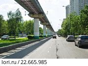 Улица Фонвизина в Москве (2010 год). Редакционное фото, фотограф Алёшина Оксана / Фотобанк Лори