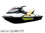 Water scooter isolated on white background. Стоковое фото, фотограф Яков Филимонов / Фотобанк Лори