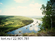 Вид с горы. Стоковое фото, фотограф Щербак-Котовская Наталья / Фотобанк Лори
