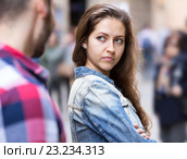 acquaintance on the street. Стоковое фото, фотограф Яков Филимонов / Фотобанк Лори