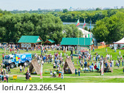 Сабантуй в Коломенском. Москва. Россия (2016 год). Редакционное фото, фотограф E. O. / Фотобанк Лори